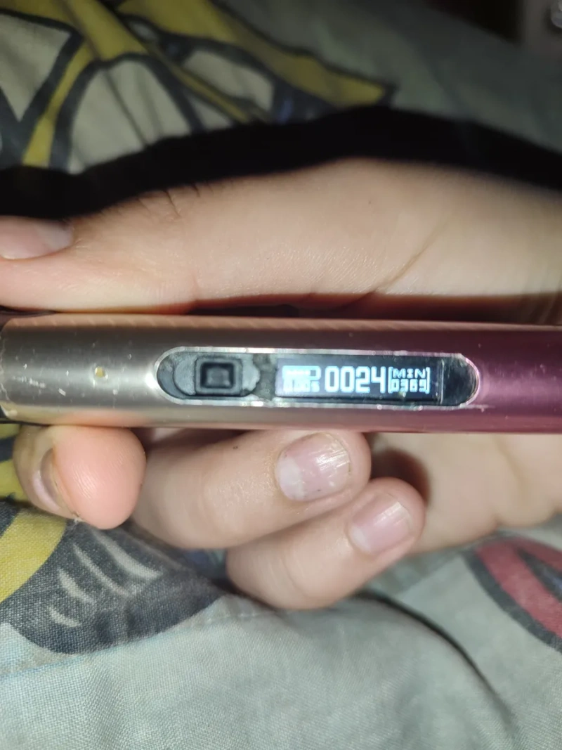 Voopoo V.THRU Pro Silky Pink - Под-система з екраном та регулюванням потужності — фото 2