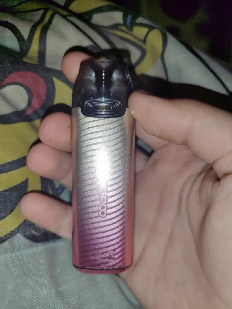 Voopoo V.THRU Pro Silky Pink - Под-система з екраном та регулюванням потужності — фото 4