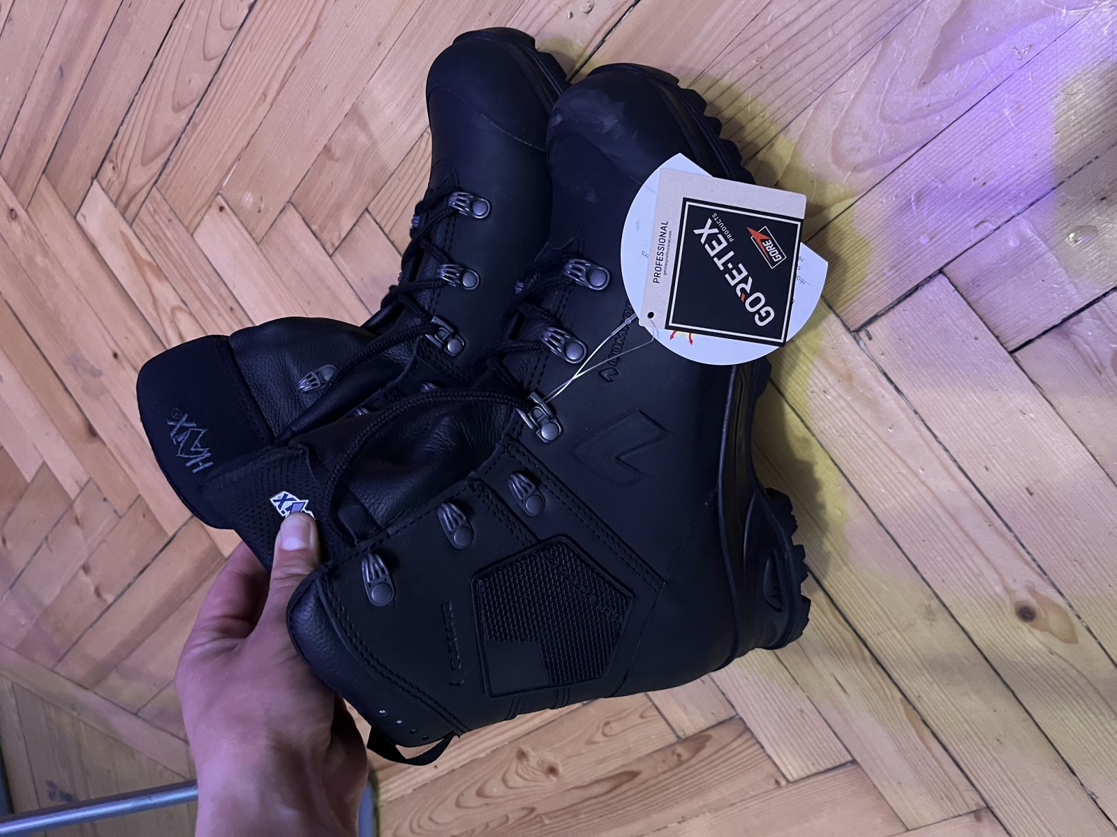 Чорні черевики H.A.X.X. з мембраною Gore-Tex