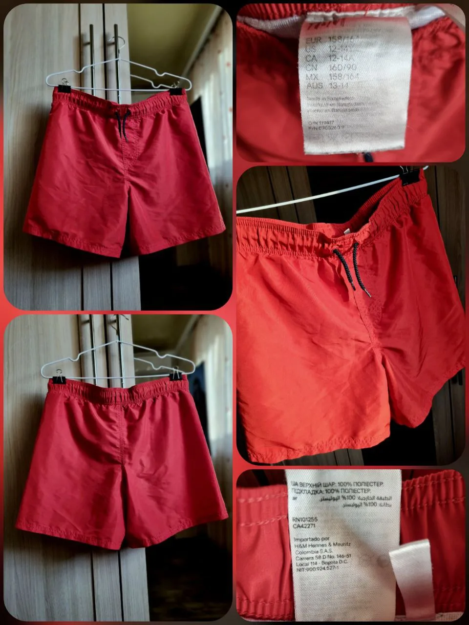 Шорти чоловічі H&M та Colin's розміри XS, S, M (W30, W29)