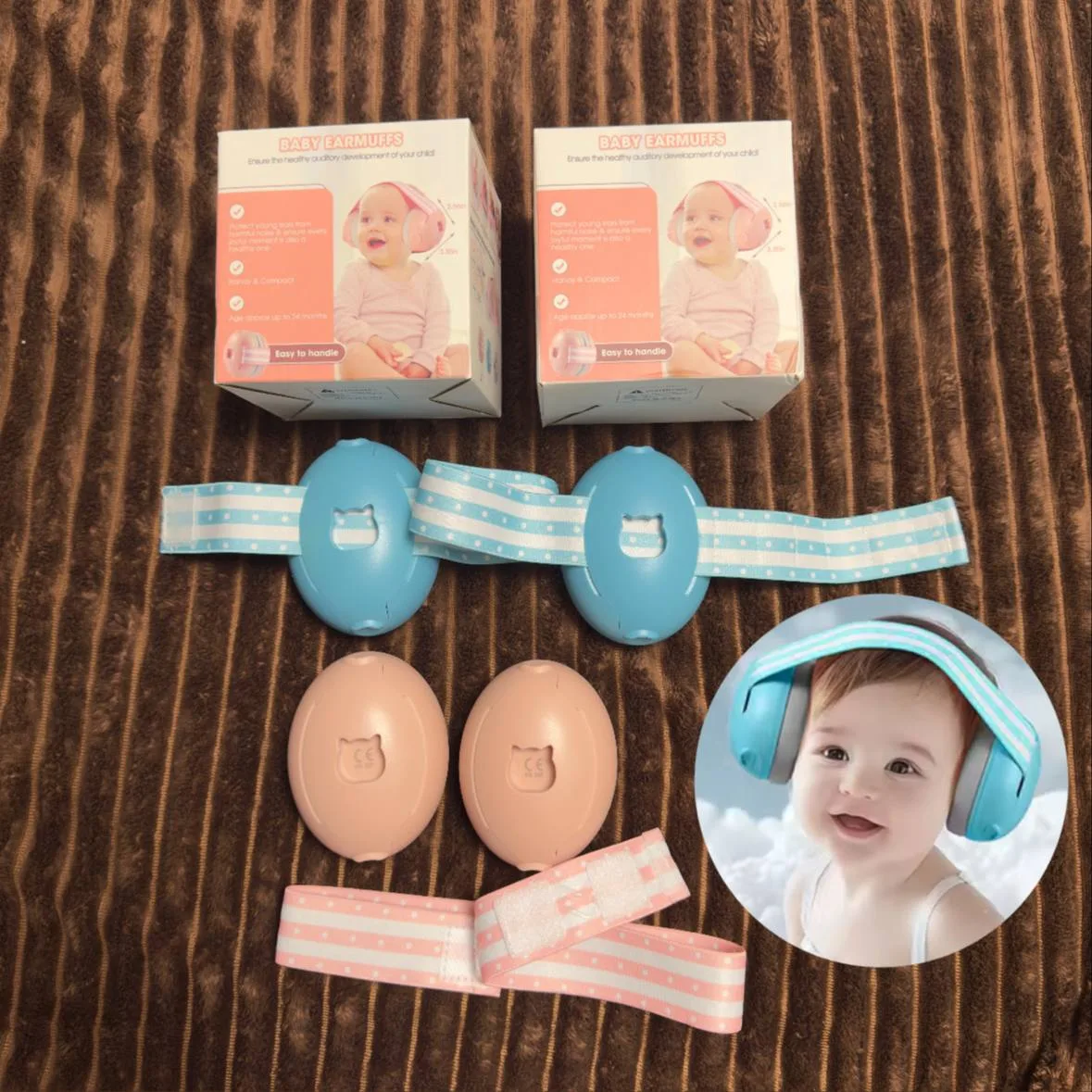 Дитячі шумопоглинаючі навушники Baby Earmuffs та набір для догляду за малюком