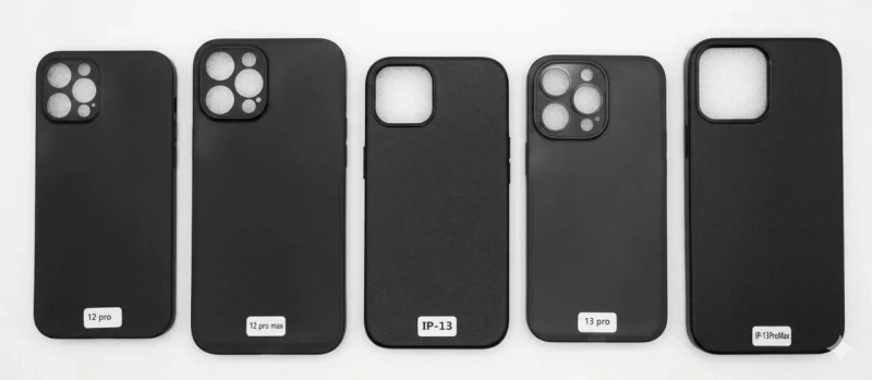 Чехол для Apple iPhone 11-16 серии матовый черный — фото 4