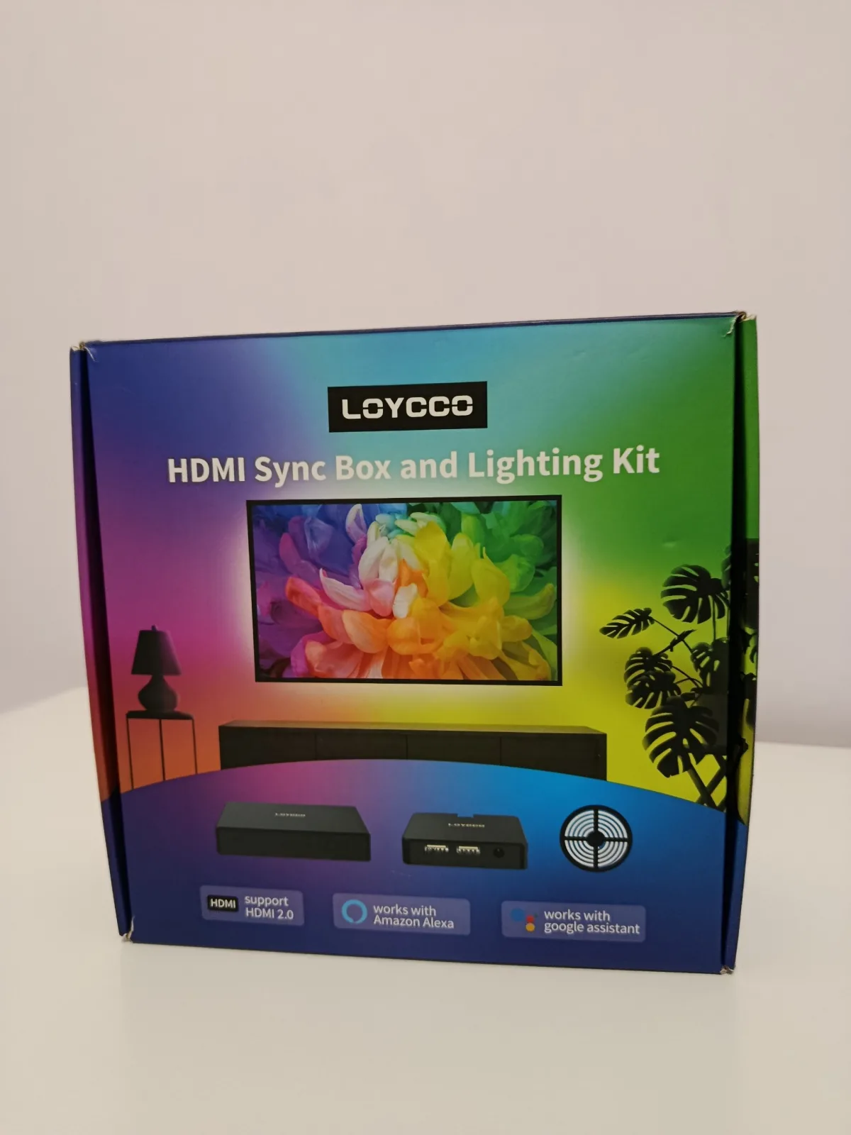 LOYCCO HDMI Sync Box Ambilight підсвітка для ТВ 55-65" HDMI 2.0