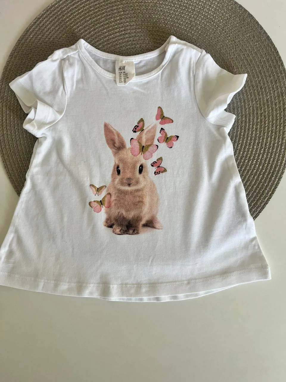 Комплект Chicco та футболка H&M для дівчинки 3-6 місяців (68 см)