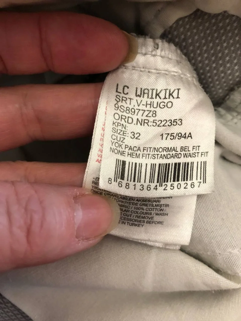 Шорти чоловічі LC Waikiki Vision розмір M (32) 100% бавовна — фото 5