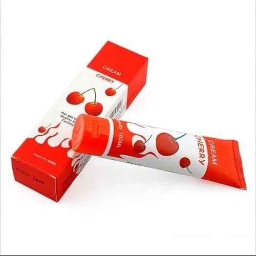 Лубрикант Cream Cherry вишневий їстівний на водній основі 100 мл