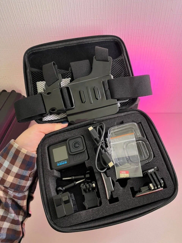 Екшн-камера GoPro Hero 13 Black + Комплект (128GB, 2 АКБ, Аквабокс)