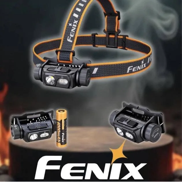 Налобний ліхтар Fenix HM60R 2.0 1600lm 18650 Black