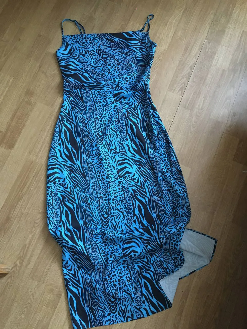 Сукня Missguided Tall довга з розрізами Animal Print розмір S
