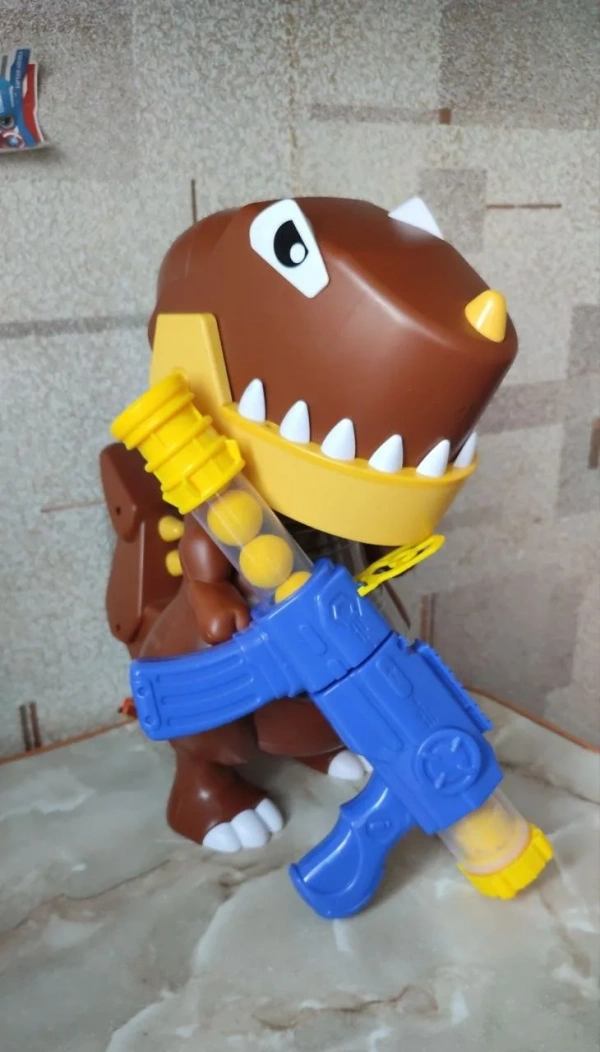 Детский тир Динозавр Dinosaur Shooting Game с бластером