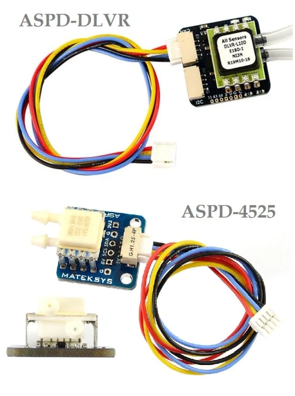Matek MATEKSYS: Датчики швидкості ASPD-4525/DLVR та GPS модулі M9N
