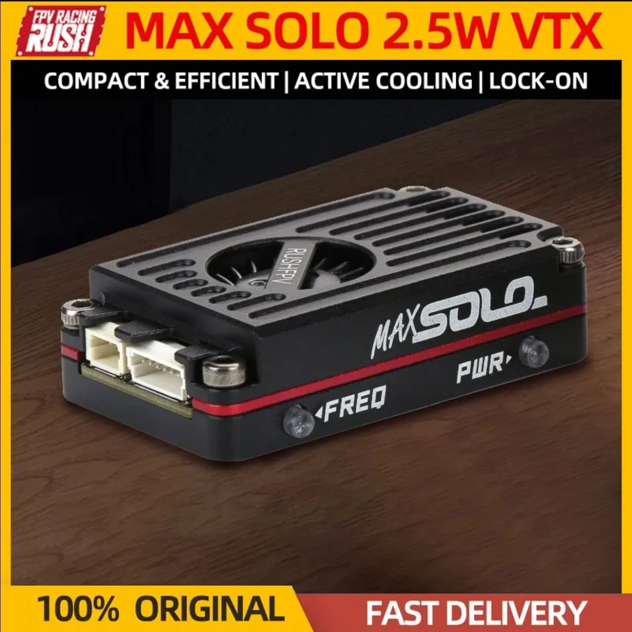 Відеопередавач Rush Tank Max Solo 2.5W 5.8Ghz 48CH VTX