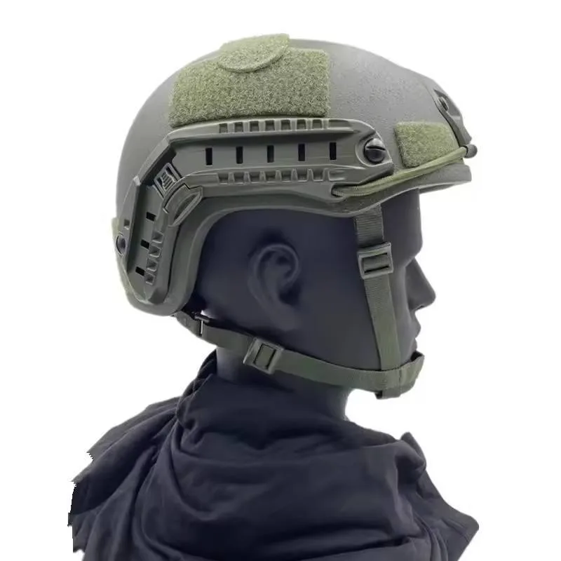 Шолом тактичний FAST NIJ IIIA M/L (Black/Coyote/Olive)