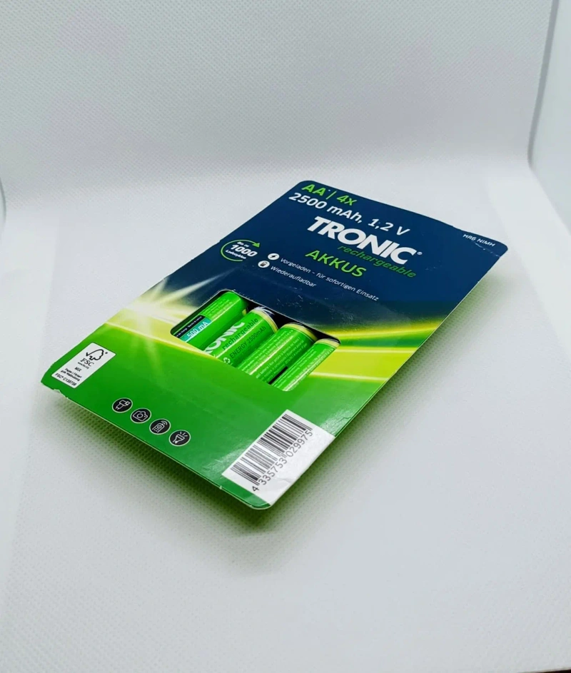 Аккумуляторы TRONIC AA 2500 mAh NiMH 1.2V (4 шт.) — фото 3