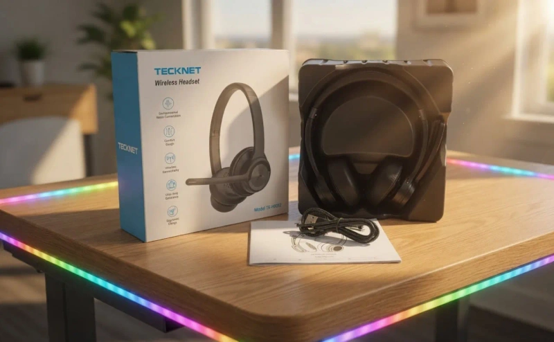 Беспроводные наушники TECKNET TK-HS012 Bluetooth Black — фото 4