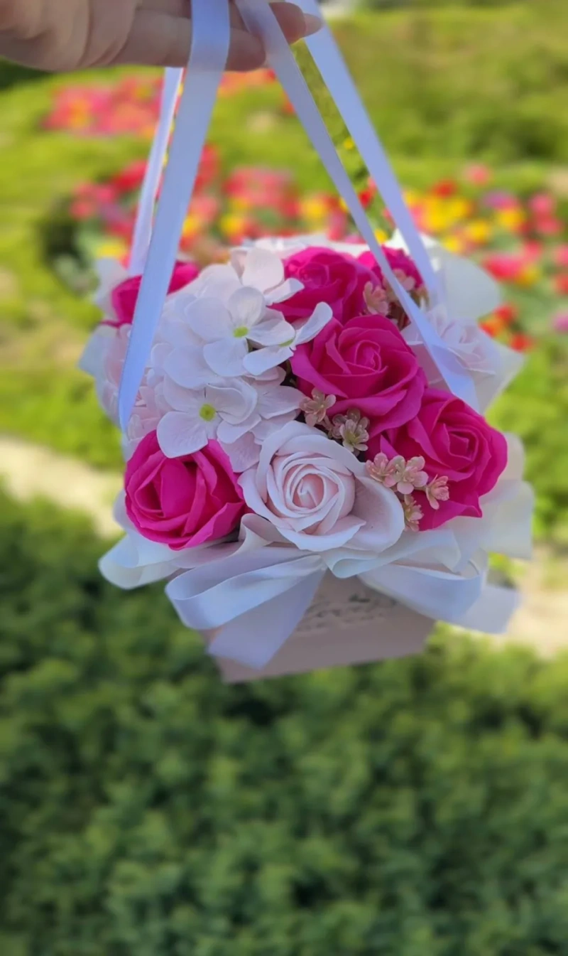Букет із мильних квітів Handmade до Останнього дзвоника — фото 3