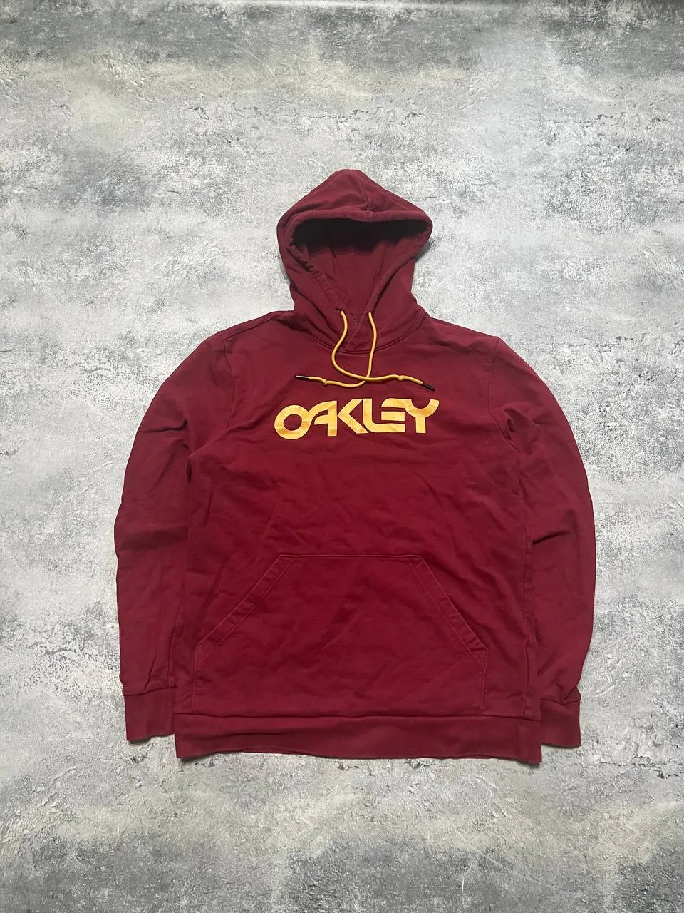 Худи Oakley Logo Hoodie Maroon Size S-M