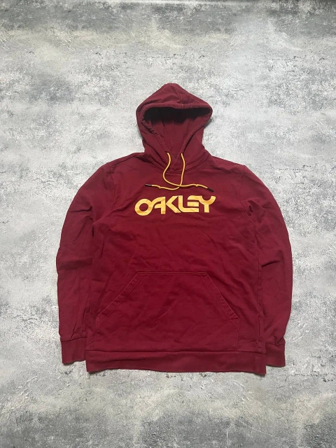 Худи Oakley Logo Hoodie Maroon Size S-M