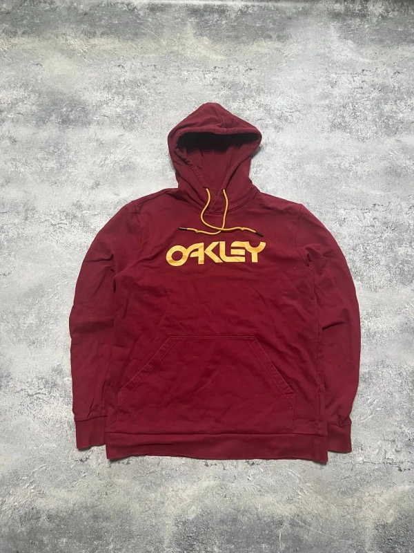 Худи Oakley Logo Hoodie Maroon Size S-M