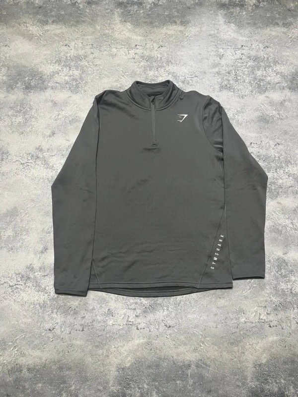 Спортивная кофта Gymshark 1/3 Zip Grey Size L