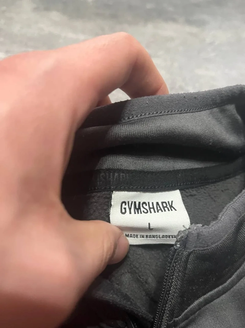 Спортивная кофта Gymshark 1/3 Zip Grey Size L — фото 4