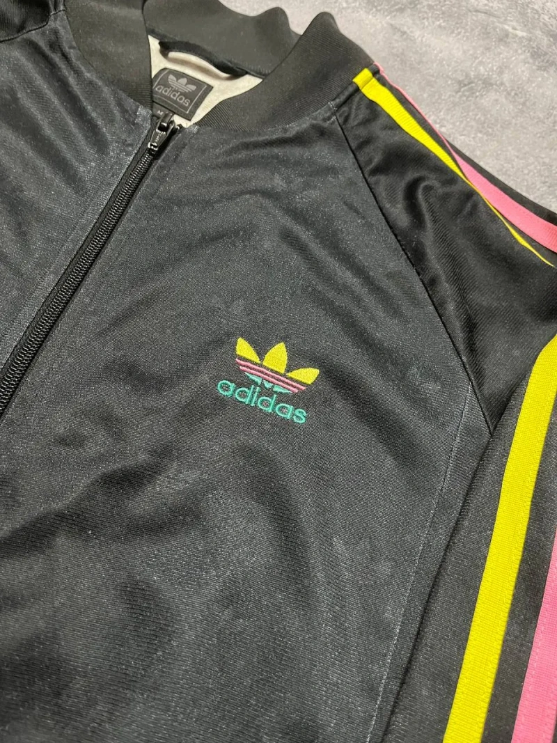 Adidas Vintage Monogram Track Jacket Size M — фото 2
