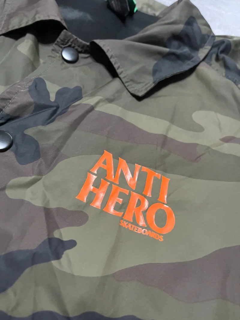 Куртка Anti Hero Skateboarding Coach Jacket Camo Size L — фото 3