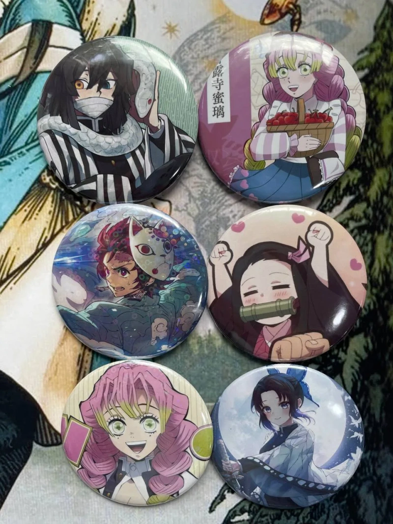 Значки Аніме (Anime Pins) 32мм та 58мм: Jujutsu Kaisen, Spy x Family, Demon Slayer — фото 7