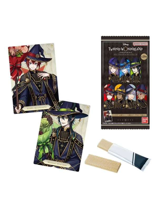 Вафлі Bandai Disney Twisted Wonderland vol.9 та Project Sekai vol.11 з колекційною карткою
