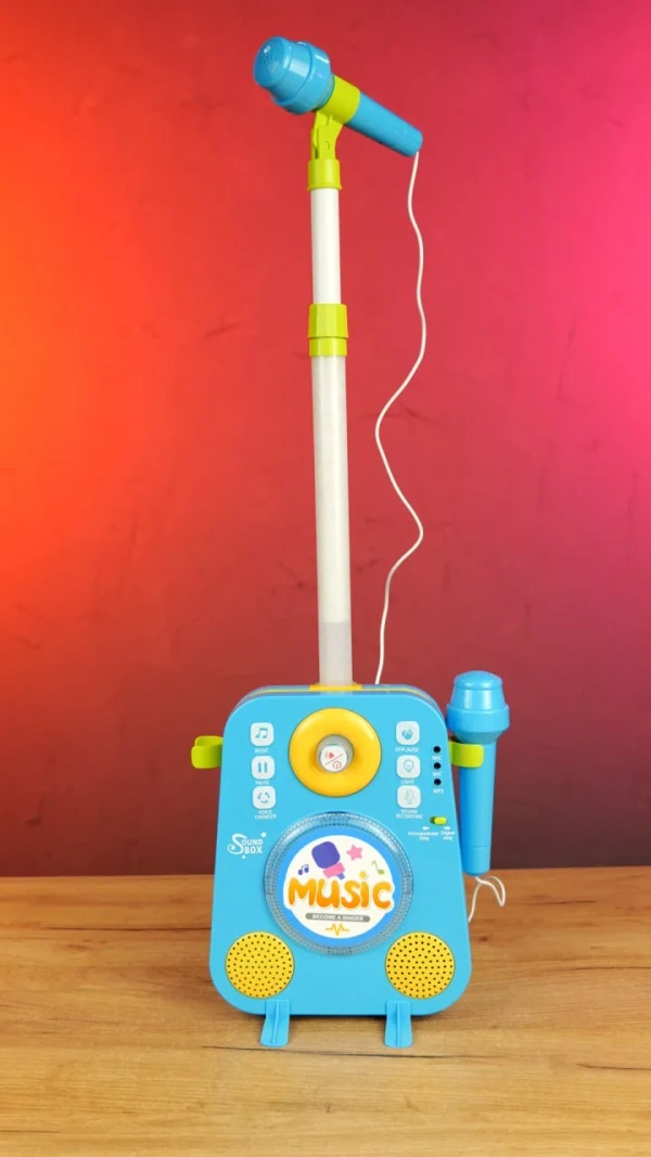 Дитяча караоке станція Sound Box 1093 з 2 мікрофонами та підсвічуванням