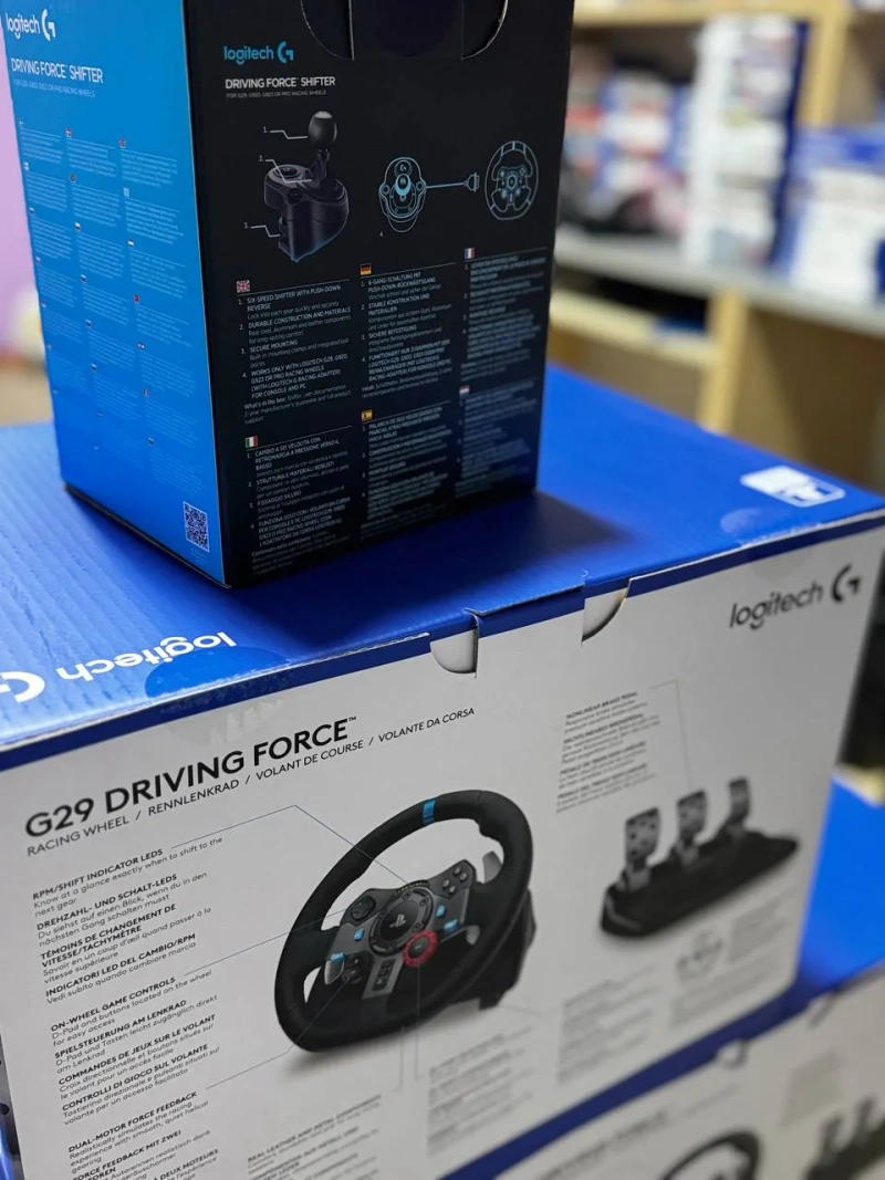 Ігрове кермо Logitech G29 / G923 Driving Force для PS5/PS4/PC — фото 3