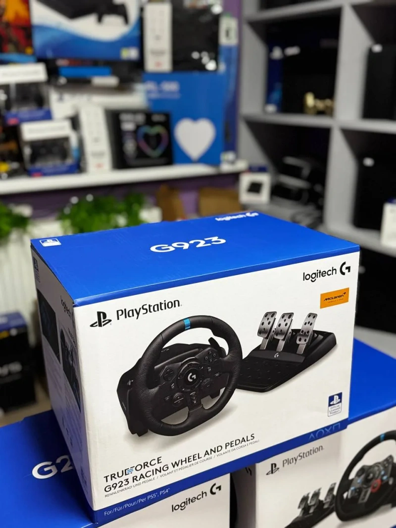 Ігрове кермо Logitech G29 / G923 Driving Force для PS5/PS4/PC — фото 6