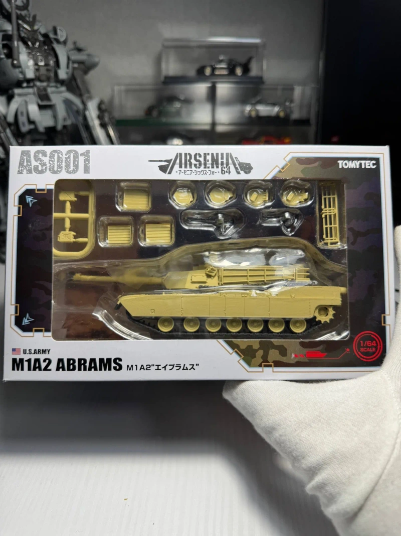 Коллекционные модели 1/64 Tomytec M1A2 Abrams, JGSDF Truck и Massdi Leopard 2A6 — фото 3