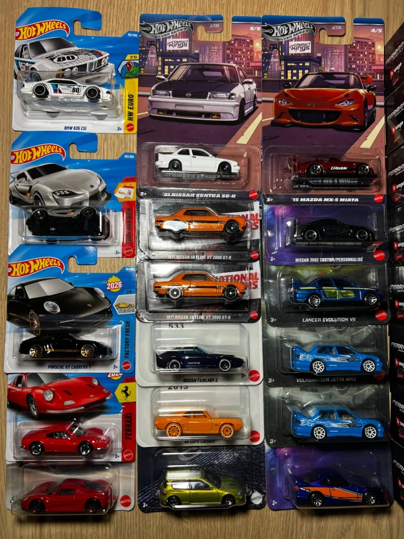 Колекційні моделі Hot Wheels, Matchbox, Bburago 1:64: Nissan Skyline, Porsche, Ferrari — фото 2