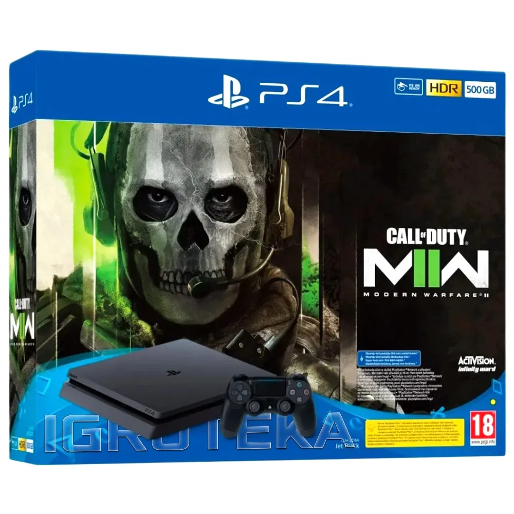 Sony PlayStation 4 Slim 500GB + Call of Duty: Modern Warfare II Bundle