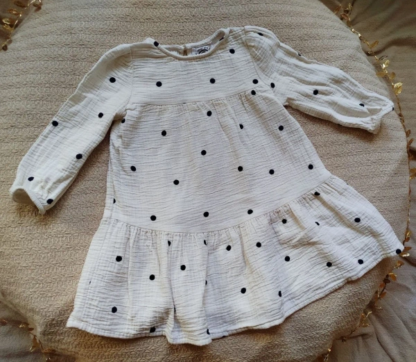 Сукня Wear and Smile в горошок для дівчинки 98 см (2-3 роки)