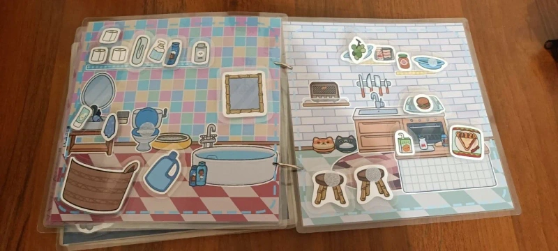 Паперовий будиночок Toca Boca на 8 кімнат (Quiet Book) — фото 4