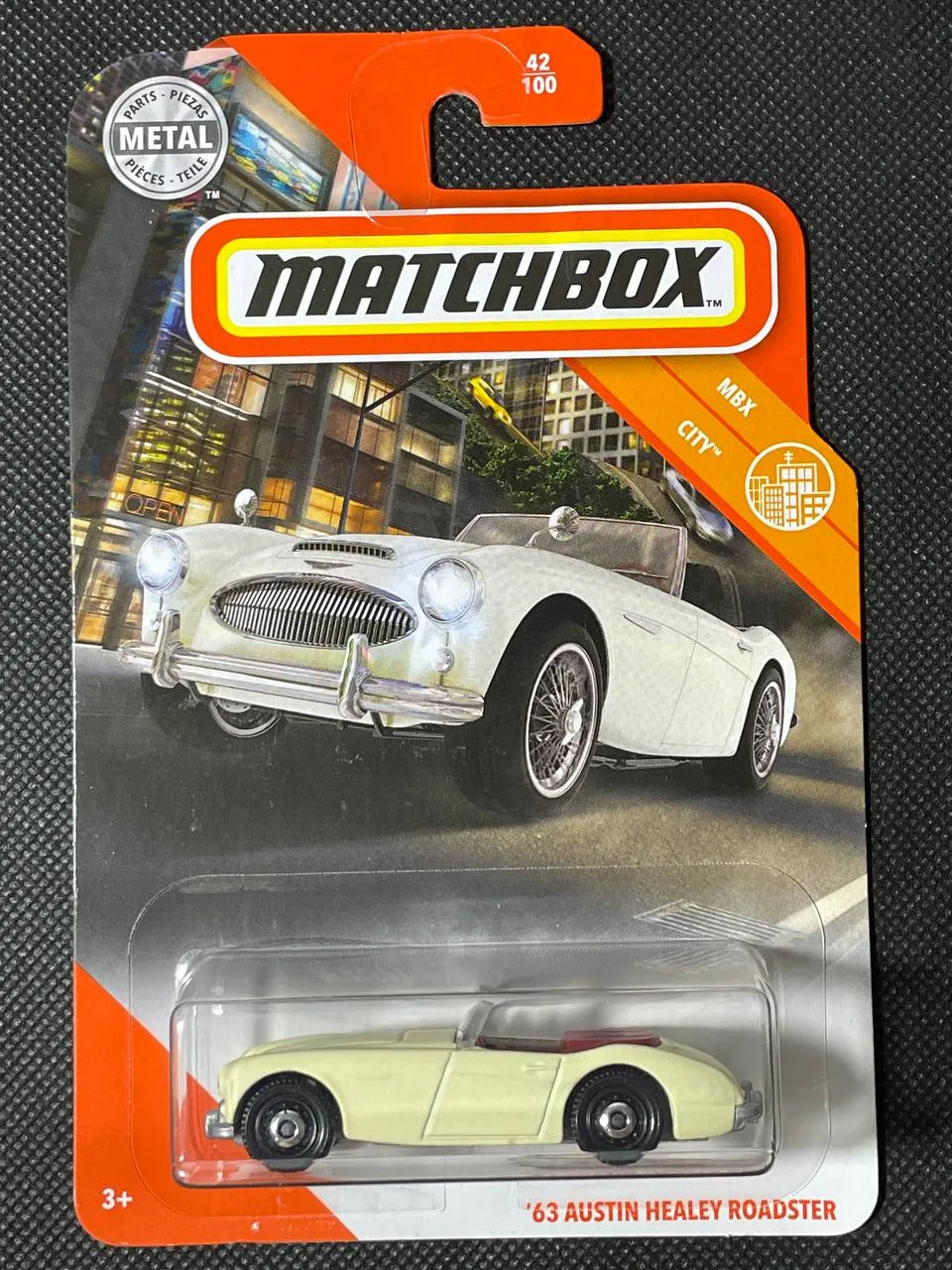Колекційна машинка Matchbox '63 Austin Healey Roadster MBX City