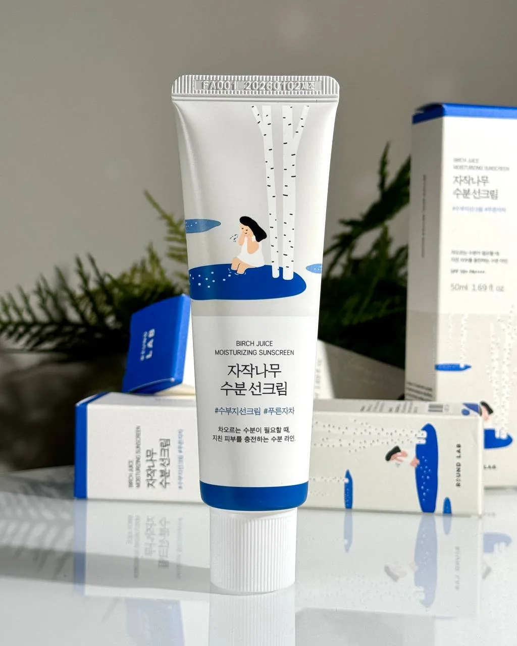 Round Lab Birch Juice Moisturizing Sunscreen SPF50 50ml