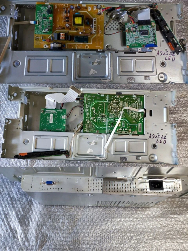 Модуль монитора ASUS 22 дюйма: Блок питания 715G4497-P02-00-001M и Скалер 715G3834-MO2-000-004K