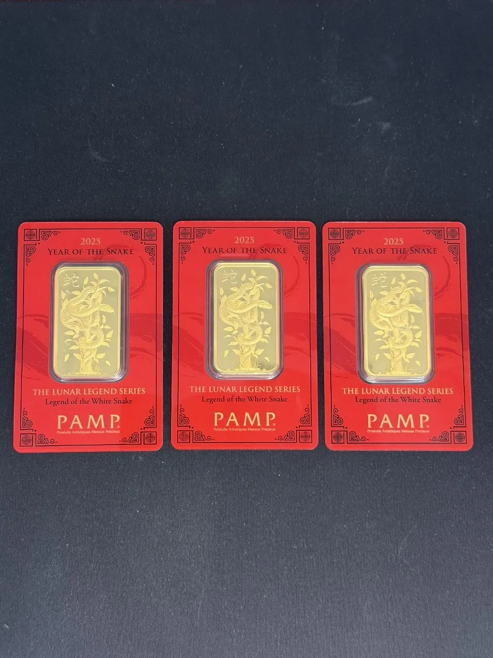 Золотий злиток PAMP Рік Змії 2025 31.1г