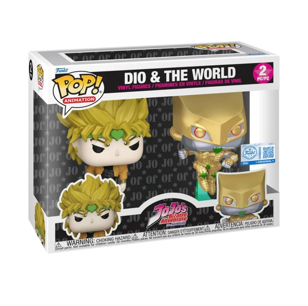 Набір фігурок Funko Pop! Animation JoJo's Bizarre Adventure: Dio & The World (2-pack)