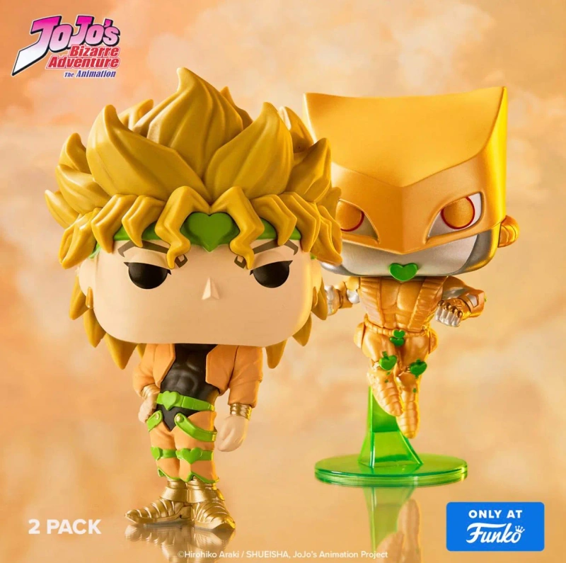 Набір фігурок Funko Pop! Animation JoJo's Bizarre Adventure: Dio & The World (2-pack) — фото 2