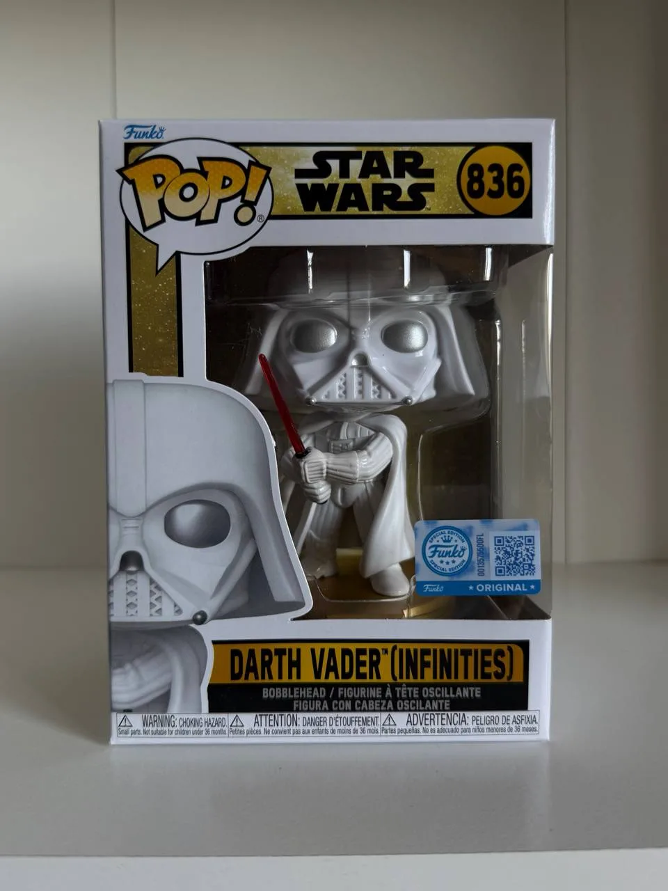 Коллекционная фигурка Funko POP! Star Wars Darth Vader (Infinities) 836