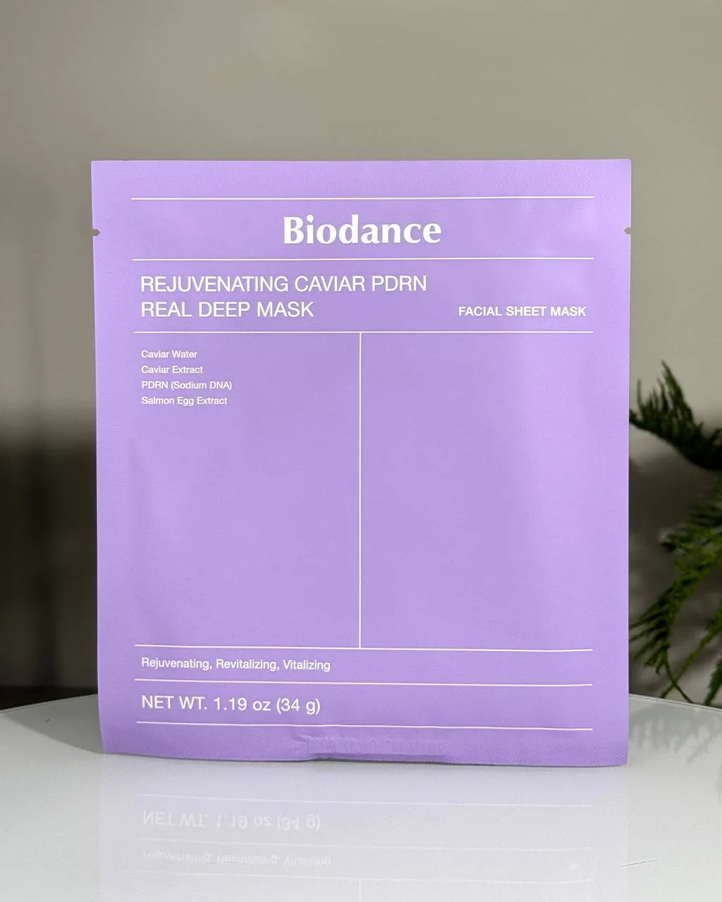 Гідрогелева маска Biodance Rejuvenating Caviar PDRN Real Deep Mask 34g