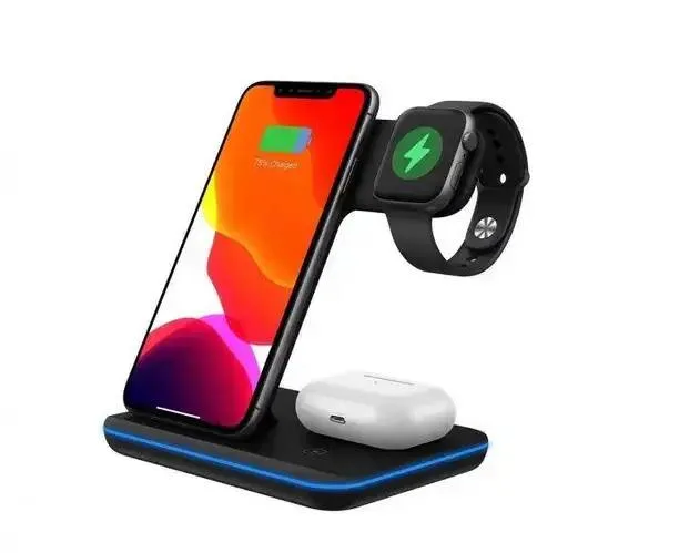 Бездротовий зарядний пристрій Z5A 3in1 Fast Wireless Charger 2.0A