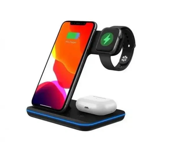 Бездротовий зарядний пристрій Z5A 3in1 Fast Wireless Charger 2.0A