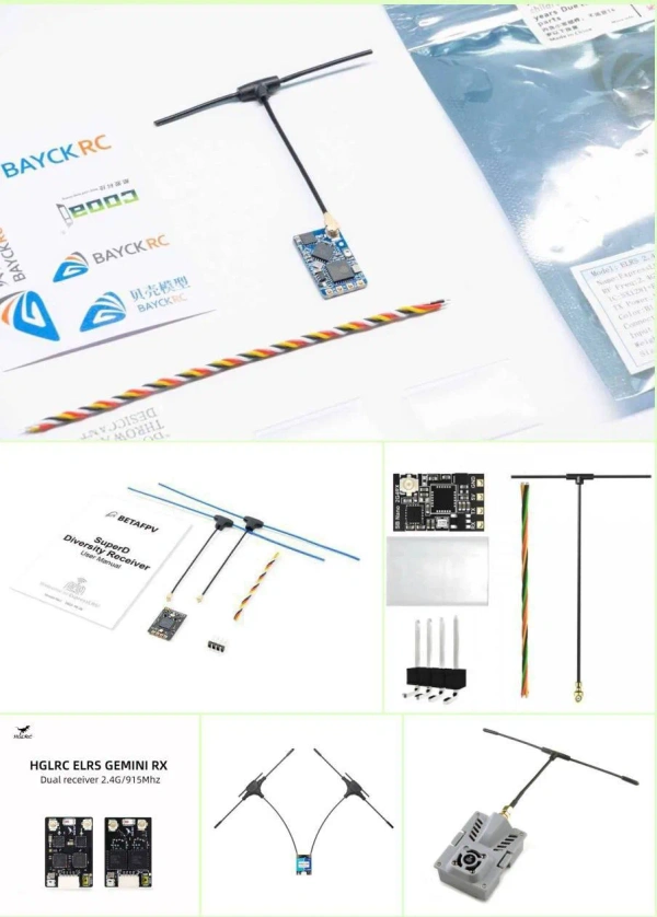 Приймачі ELRS BAYCKRC, BETAFPV, GEPRC, Happymodel для FPV дронів