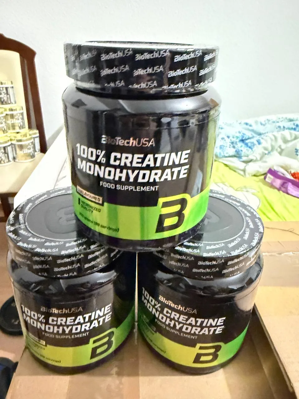 Креатин BioTechUSA 100% Creatine Monohydrate, Леврон