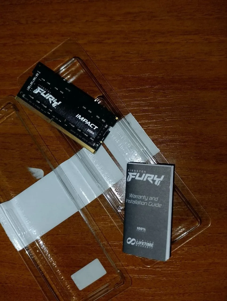 Оперативная память Kingston Fury Impact 8GB DDR4 SO-DIMM 3200 MHz